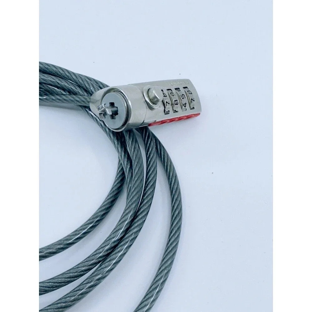Kensington Laptop Computer MicroSaver Security Cable W/lock J76700
